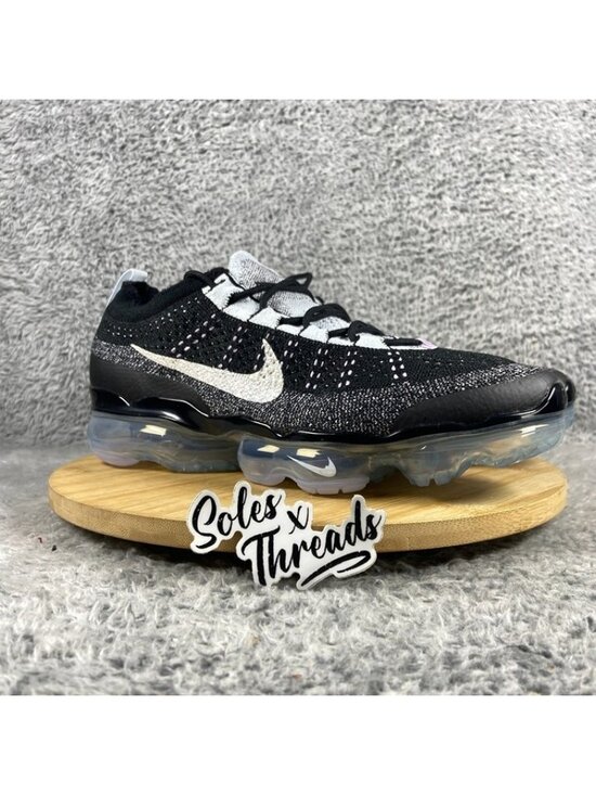 Nike Air VaporMax 2023 Flyknit Size 9.5 Men Black Blue Tint DV1678-010 main image 5